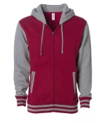 Unisex Heavyweight Varsity Zip Hood - Image 2