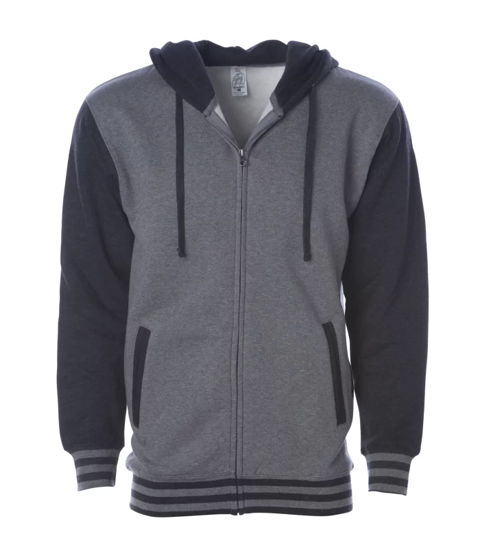 Unisex Heavyweight Varsity Zip Hood - Image 3