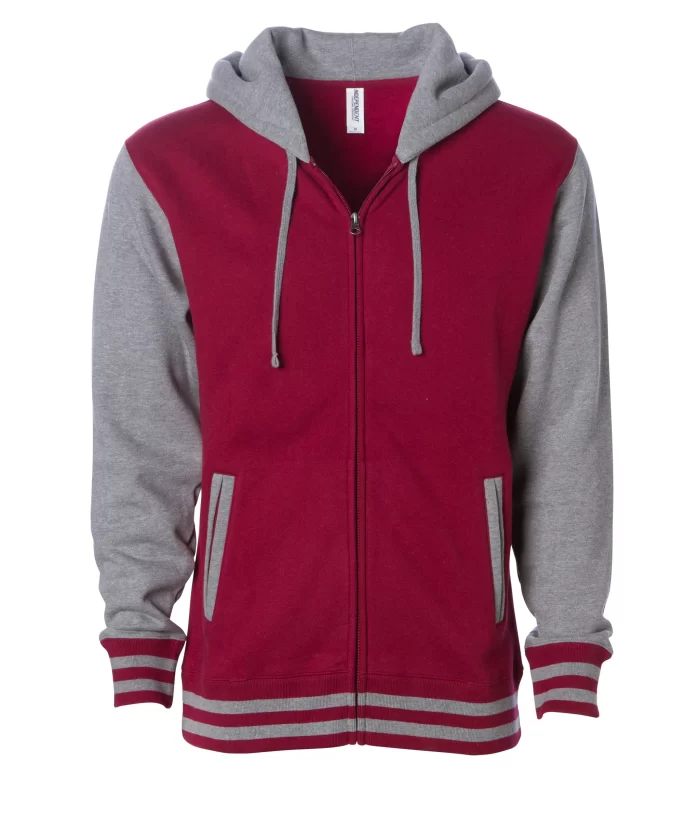 Unisex Heavyweight Varsity Zip Hood - Image 2