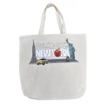 Large Tote Bag - W2NY Branded - White