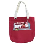 Medium Tote Bag - W2NY Branded - Burgundy