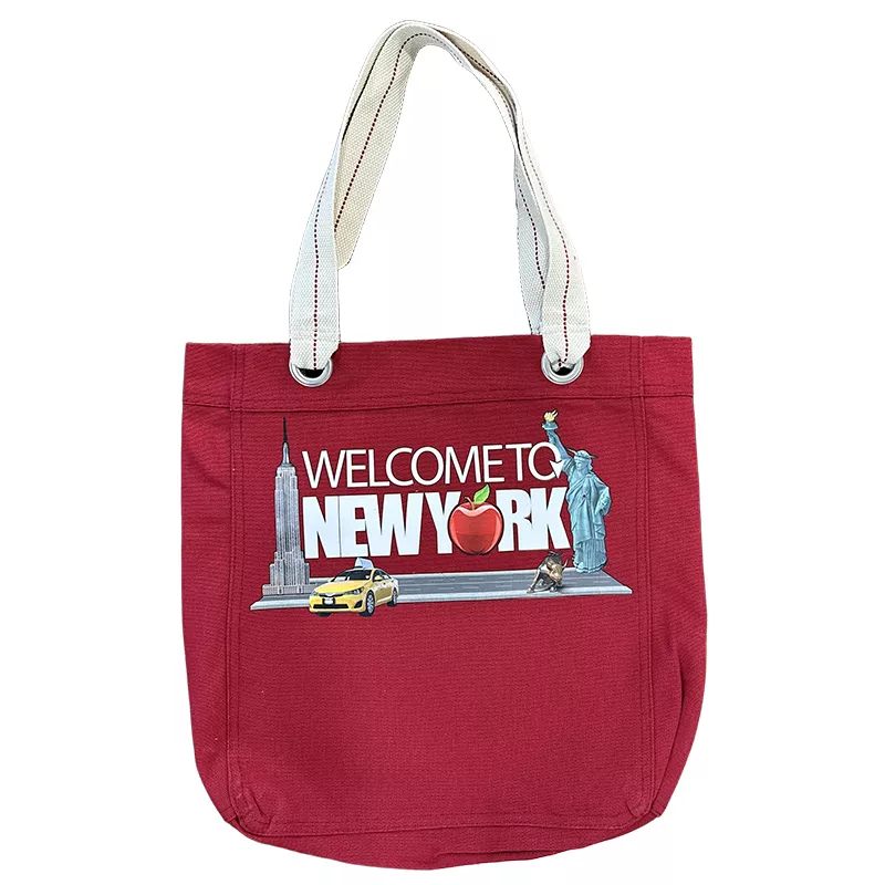 IMG_8708 Medium Tote Bag - W2NY Branded - Burgundy - Image 1
