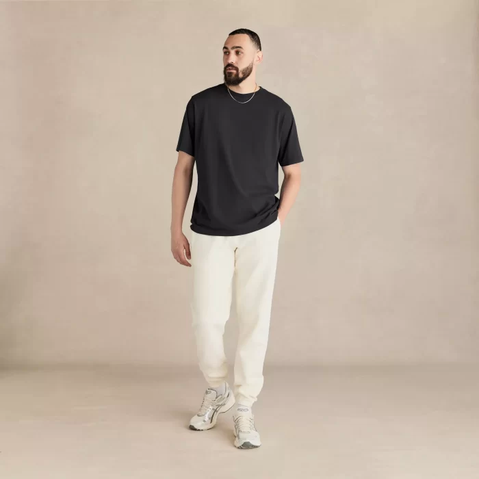 Black Heavyweight Organic Tee - Image 4