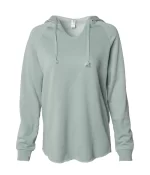 PRM2500 - Women's California Wave Wash Hooded Pullover - Image 10