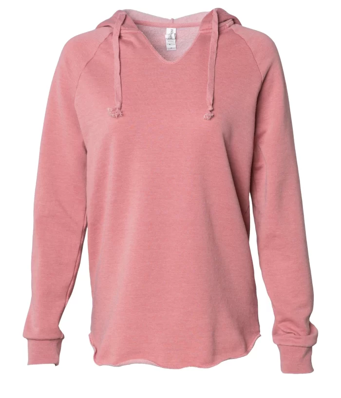 PRM2500 - Women's California Wave Wash Hooded Pullover - Image 2