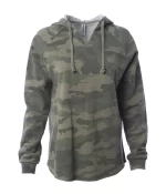 PRM2500 - Women's California Wave Wash Hooded Pullover - Image 8