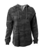 PRM2500 - Women's California Wave Wash Hooded Pullover - Image 9
