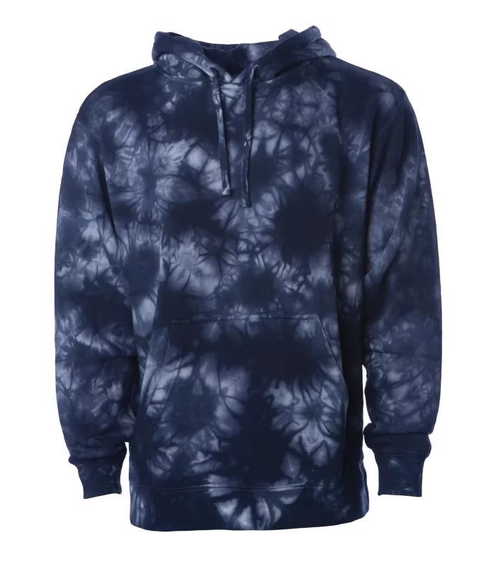 PRM4500TD - Unisex Midweight Tie Dye Hooded Pullover - Image 4