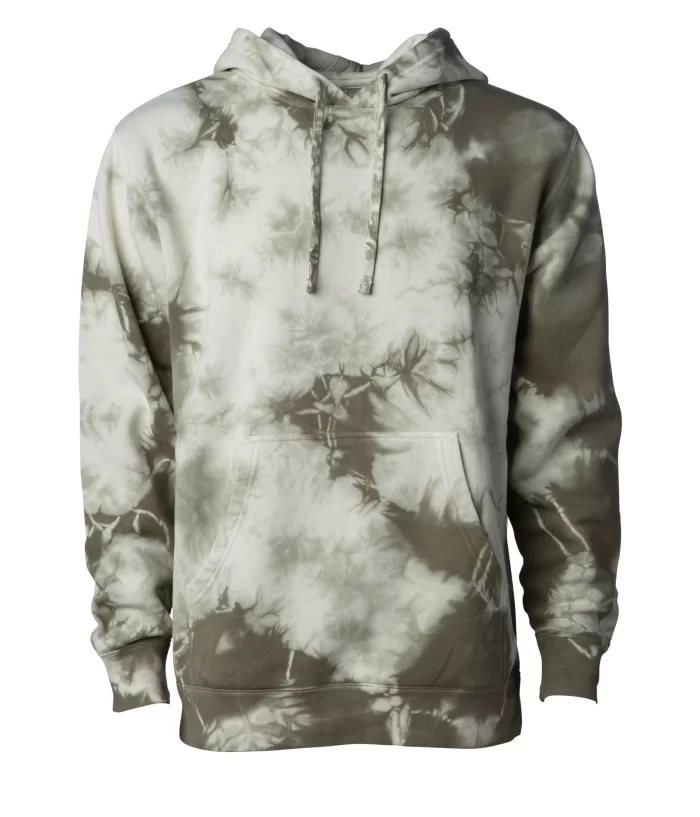 PRM4500TD - Unisex Midweight Tie Dye Hooded Pullover - Image 6