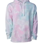 PRM4500TD - Unisex Midweight Tie Dye Hooded Pullover