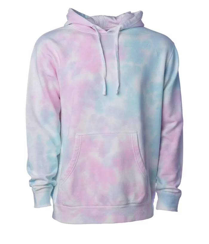 PRM4500TD - Unisex Midweight Tie Dye Hooded Pullover - Image 8