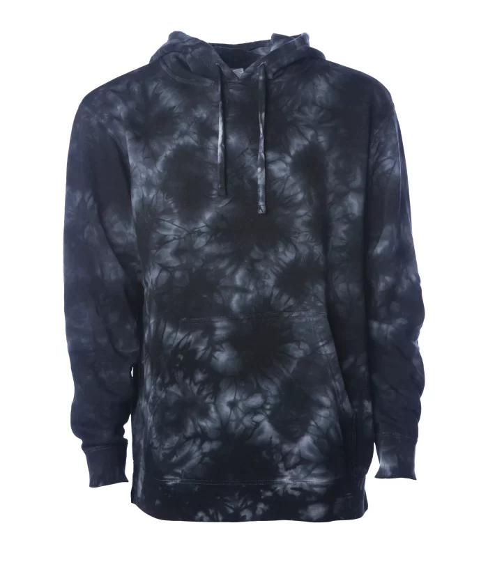 PRM4500TD - Unisex Midweight Tie Dye Hooded Pullover - Image 2