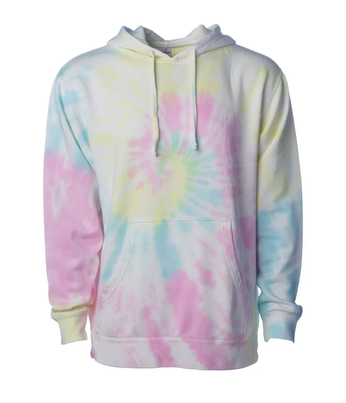 PRM4500TD - Unisex Midweight Tie Dye Hooded Pullover - Image 9