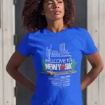 Women's NY T-Shirt Fit - W2NY Branded - Blue