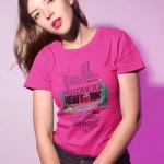 Women's NY T-Shirt Fit - W2NY Branded - Pink