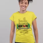 Women's NY T-Shirt Fit - W2NY Branded - Yellow