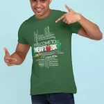 Men's NY T-Shirt Fit - W2NY Branded - Army Green
