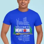 Men's NY T-Shirt Fit - W2NY Branded - Blue