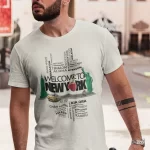 Men's NY T-Shirt Fit - W2NY Branded - White