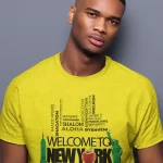 Men's NY T-Shirt Fit - W2NY Branded - Yellow
