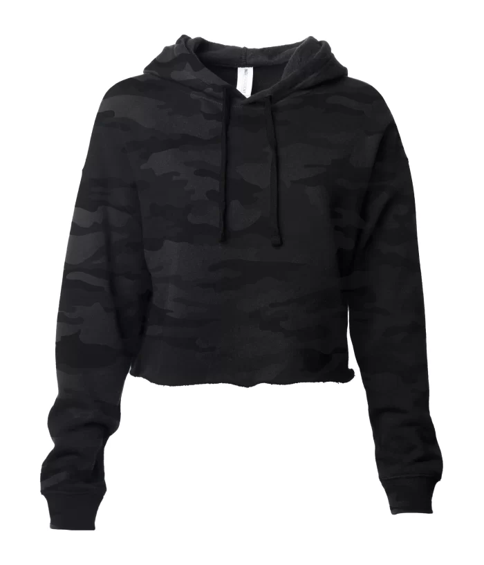 AFX64CRP - Women's Crop Hooded Pullover - Image 3