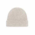 Cashmere Wool Beanie - Beige